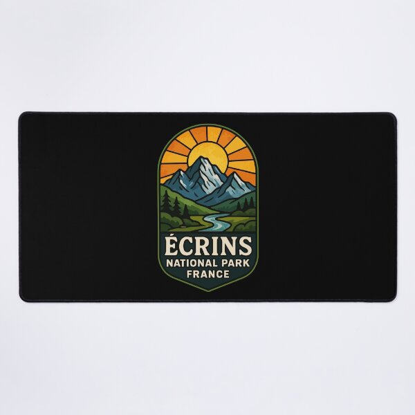 Item preview, Ecrins National Park France Stained Glass designed and sold by TomFrontierArt.