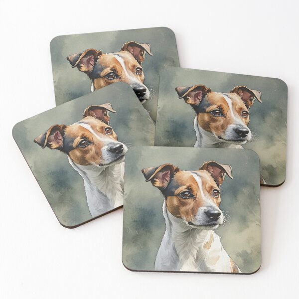 Item preview, Jack Russell Terrier Watercolor Dog Art designed and sold by MaverlyShop.