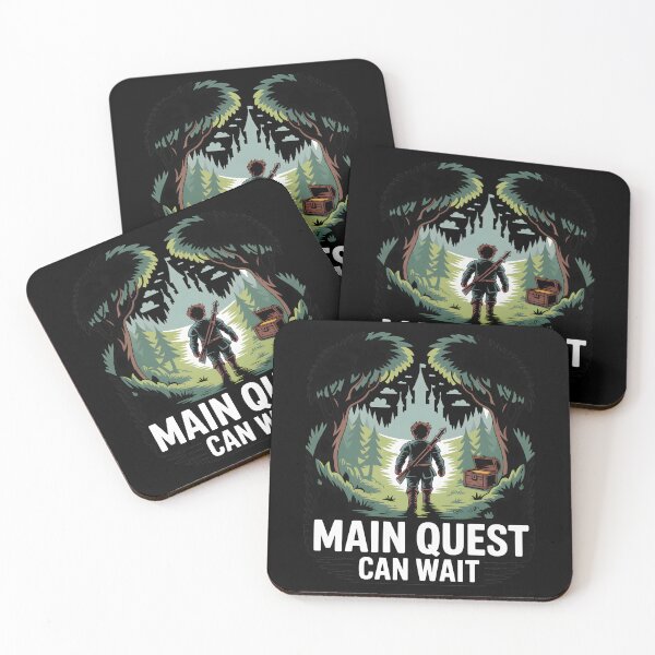 Item preview, Main Quest Can Wait Gamer Fantasy designed and sold by MooonTees.