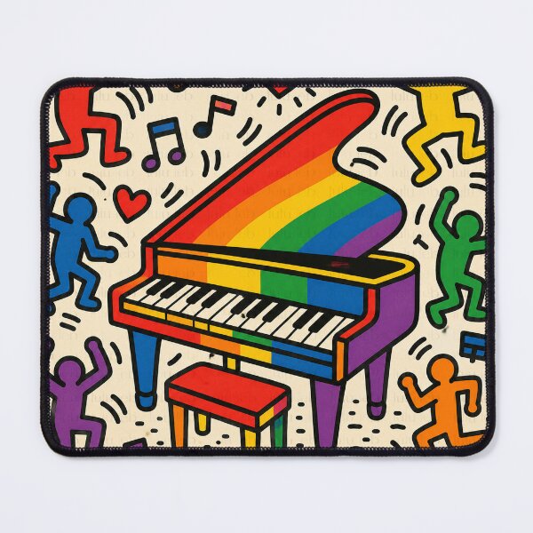 Item preview, Rainbow Piano Celebration designed and sold by LuluLeb.