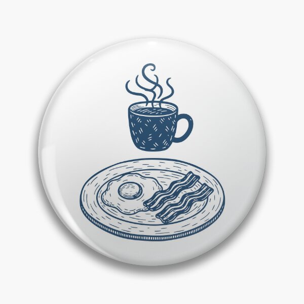 Item preview, Breakfast Funny Brunch Coffee Bacon Pancake Food designed and sold by LuminOrb.