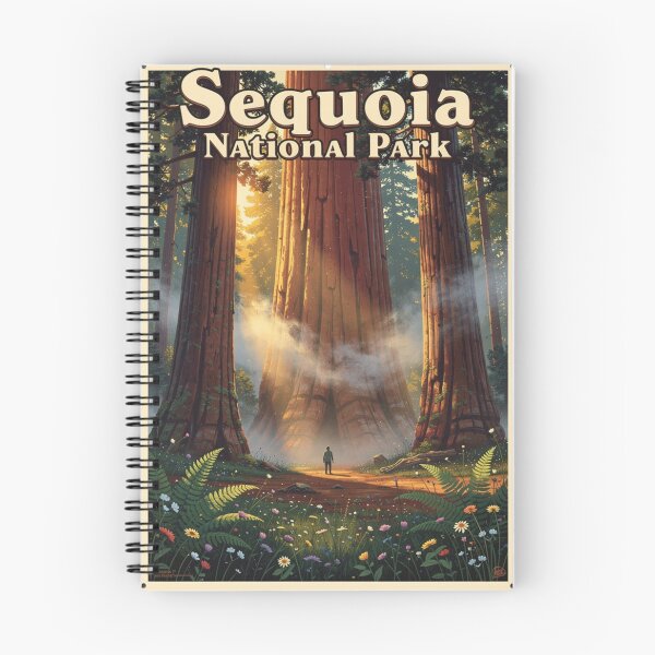 Item preview, Sequoia National Park Vintage Travel Poster California Souvenir Design designed and sold by The Souvenir Dept..