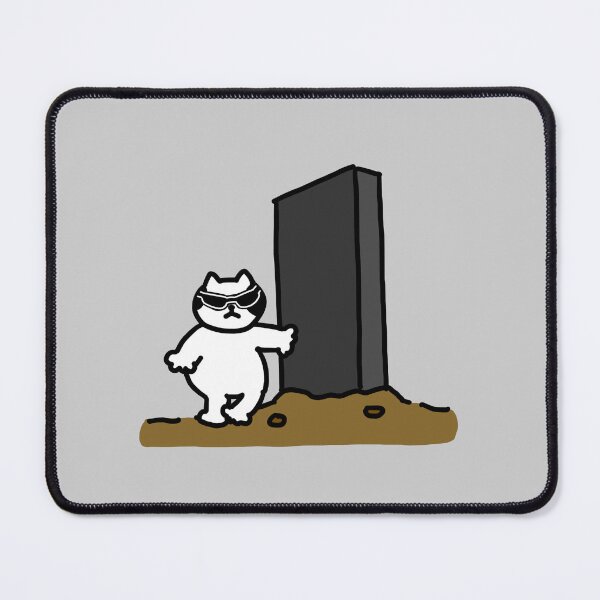 Item preview, a Cat next to the monolith designed and sold by superbaechoo.