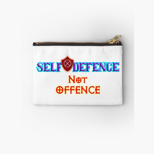 Item preview, Self Defence, Not Offence Motivational Typography Design designed and sold by T2T-ees.