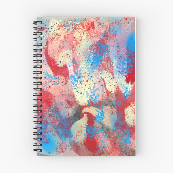 Item preview, Abstract Brushstrokes in Red, Blue, and Cream Yellow designed and sold by Jessielee72.