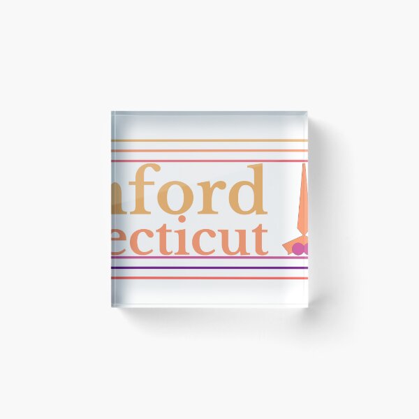 Item preview, Stamford Connecticut City Marked On State Map designed and sold by TheIconSmith.