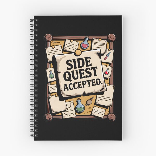 Item preview, Side Quest Accepted Gamer Fantasy designed and sold by MooonTees.