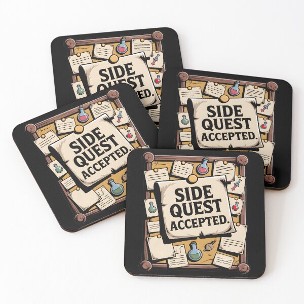 Item preview, Side Quest Accepted Gamer Fantasy designed and sold by MooonTees.