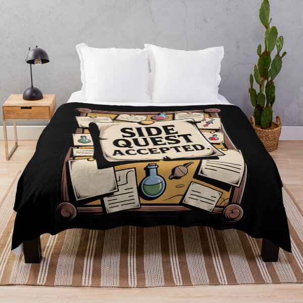 Item preview, Side Quest Accepted Gamer Fantasy designed and sold by MooonTees.