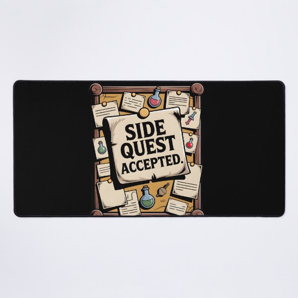 Item preview, Side Quest Accepted Gamer Fantasy designed and sold by MooonTees.