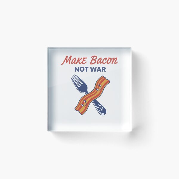 Item preview, Breakfast Bacon Make Bacon Not War Brunch Coffee designed and sold by LuminOrb.
