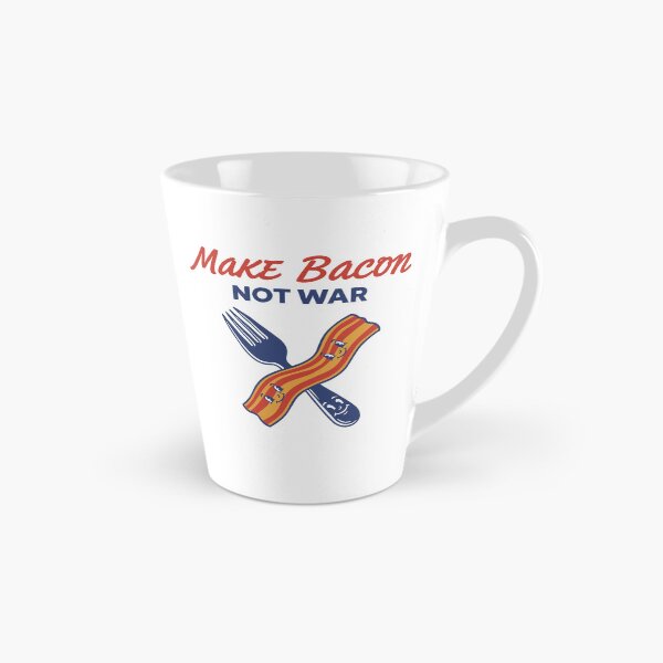Item preview, Breakfast Bacon Make Bacon Not War Brunch Coffee designed and sold by LuminOrb.