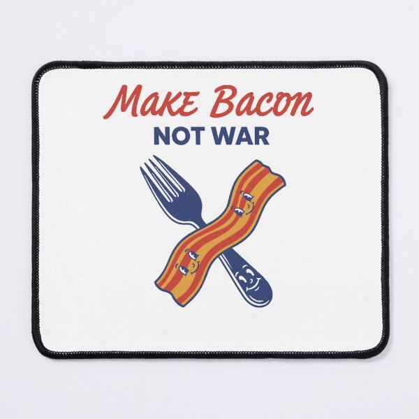 Item preview, Breakfast Bacon Make Bacon Not War Brunch Coffee designed and sold by LuminOrb.