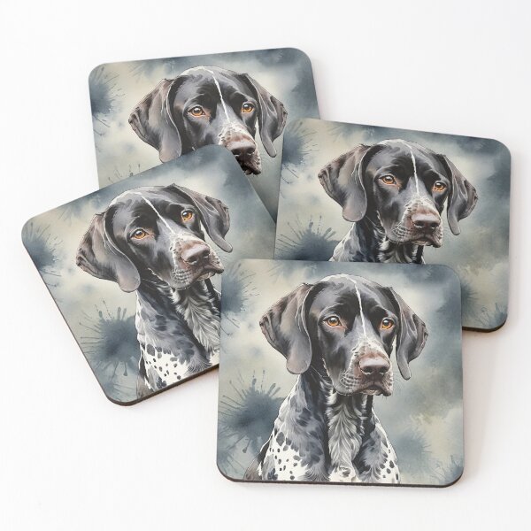 Item preview, German Shorthaired Pointer Watercolor Art designed and sold by MaverlyShop.