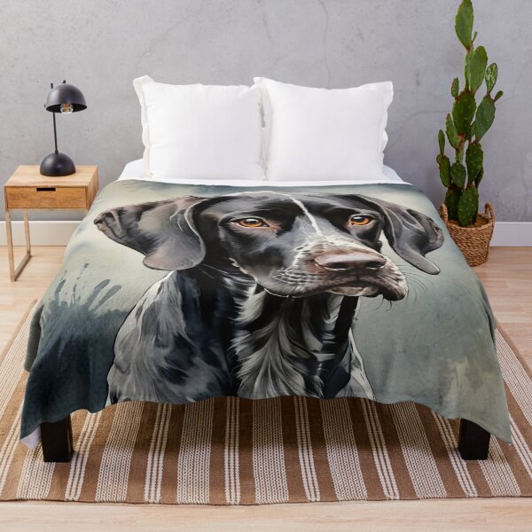 Item preview, German Shorthaired Pointer Watercolor Art designed and sold by MaverlyShop.