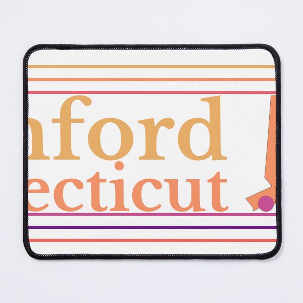 Item preview, Stamford Connecticut City Marked On State Map designed and sold by TheIconSmith.