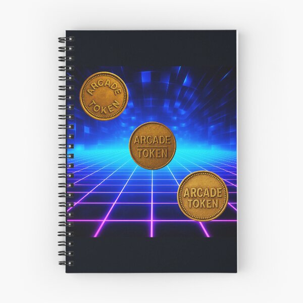 Item preview, ❇️ INSERT COIN TO CONTINUE COLLECTION ❇️ - Arcade Token – Neon Grid Edition v12 designed and sold by WheelieGdArt.