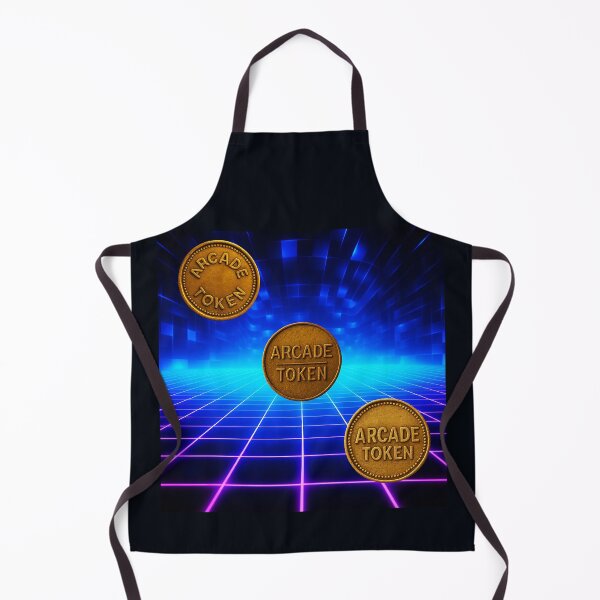 Item preview, ❇️ INSERT COIN TO CONTINUE COLLECTION ❇️ - Arcade Token – Neon Grid Edition v12 designed and sold by WheelieGdArt.
