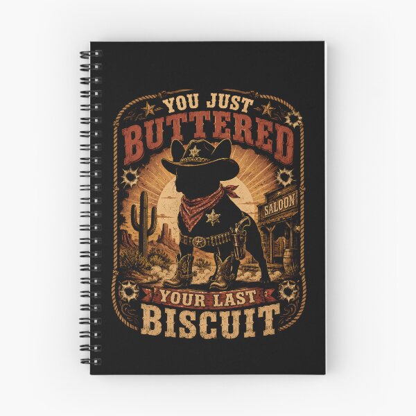 Item preview, Cowboy Boston Terrier Shirt You Just Buttered Your Last Biscuit Bostie designed and sold by THREE LITTLE BEANS.
