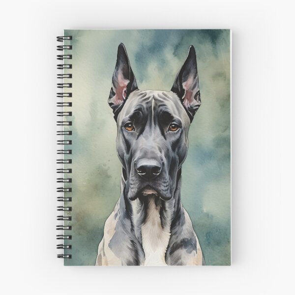 Item preview, Great Dane Watercolor Dog Art designed and sold by MaverlyShop.