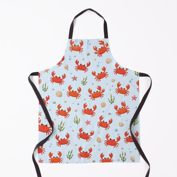 Item preview, Cute Red Crab Pattern Tropical Ocean Sea Life Summer Beach Decor designed and sold by Seculinator.