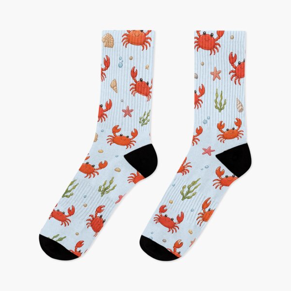 Item preview, Cute Red Crab Pattern Tropical Ocean Sea Life Summer Beach Decor designed and sold by Seculinator.