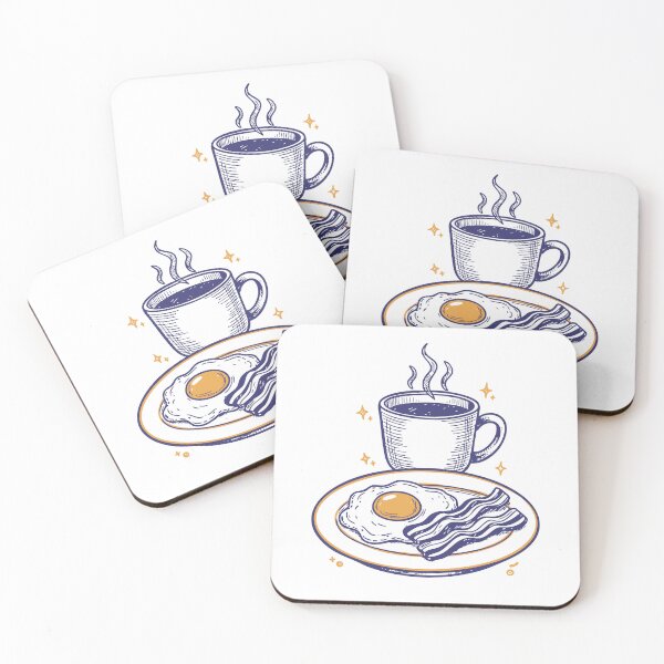 Item preview, Breakfast Funny Brunch Coffee Bacon Food designed and sold by LuminOrb.