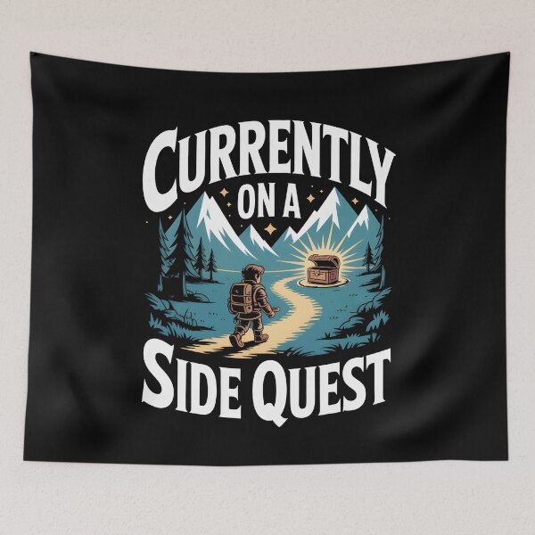 Item preview, Currently On A Side Quest Gamer Fantasy designed and sold by MooonTees.
