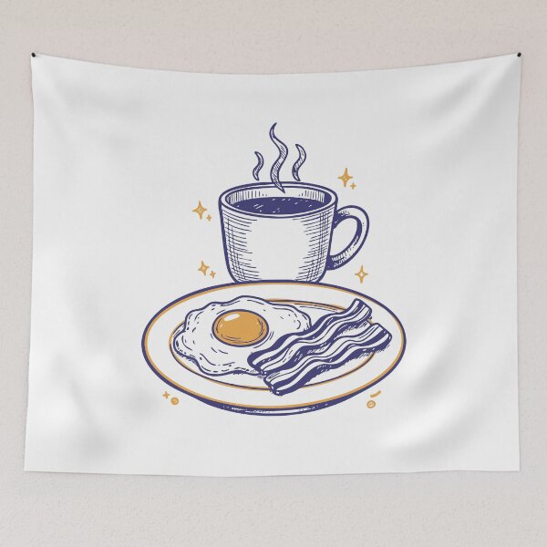 Item preview, Breakfast Funny Brunch Coffee Bacon Food designed and sold by LuminOrb.