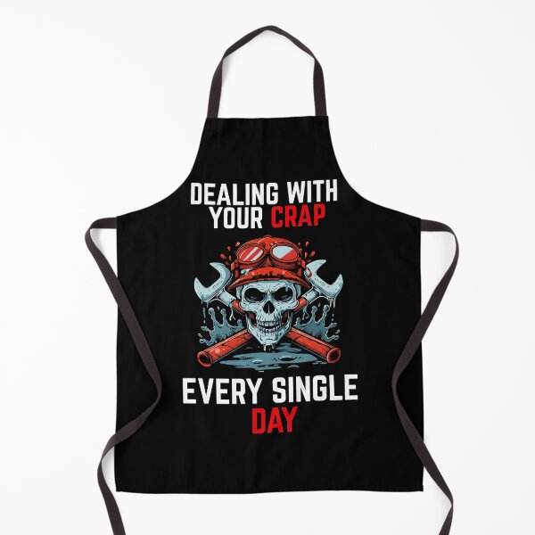 Item preview, Funny Plumber Skull Dealing With Your Crap Every Single Day designed and sold by VectorForge.
