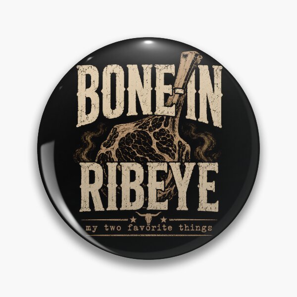 Item preview, Bone In Ribeye My Two Favorite Things Shirt, Funny Steak Lover Tee, BBQ Grill Dad Gift for Men designed and sold by THREE LITTLE BEANS.