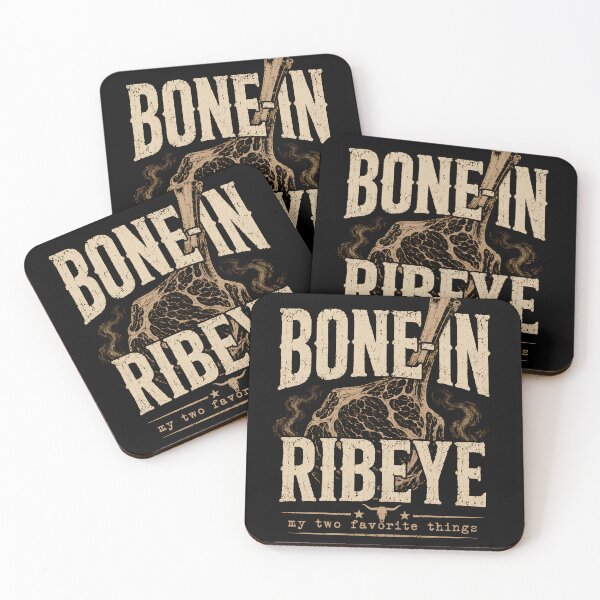 Item preview, Bone In Ribeye My Two Favorite Things Shirt, Funny Steak Lover Tee, BBQ Grill Dad Gift for Men designed and sold by THREE LITTLE BEANS.