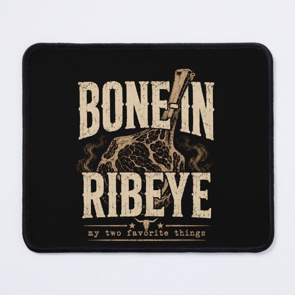 Item preview, Bone In Ribeye My Two Favorite Things Shirt, Funny Steak Lover Tee, BBQ Grill Dad Gift for Men designed and sold by THREE LITTLE BEANS.