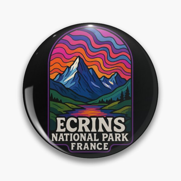 Item preview, Ecrins National Park France Trippy Travel designed and sold by TomFrontierArt.