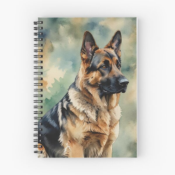 Item preview, German Shepherd Watercolor Dog Art designed and sold by MaverlyShop.