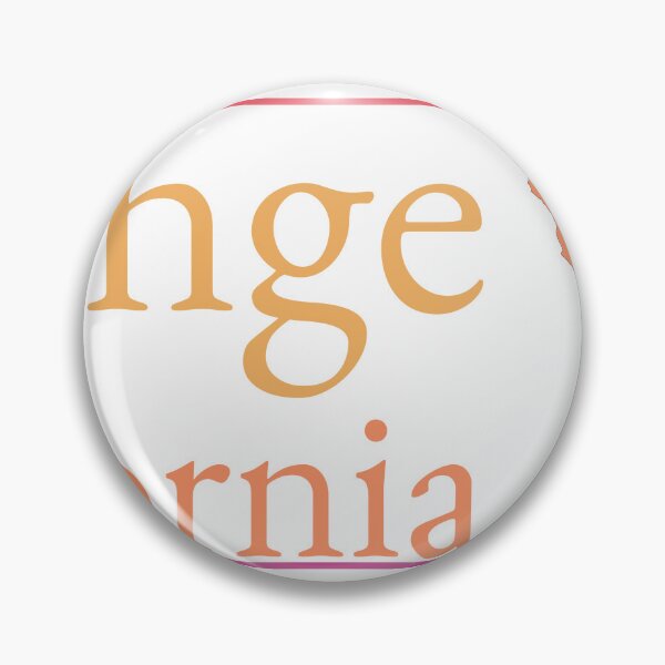 Item preview, Orange California City Marked On State Map designed and sold by TheIconSmith.