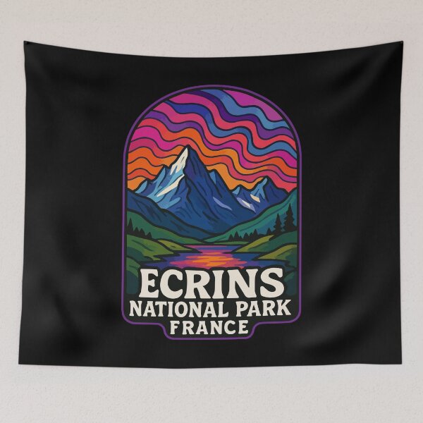 Item preview, Ecrins National Park France Trippy Travel designed and sold by TomFrontierArt.