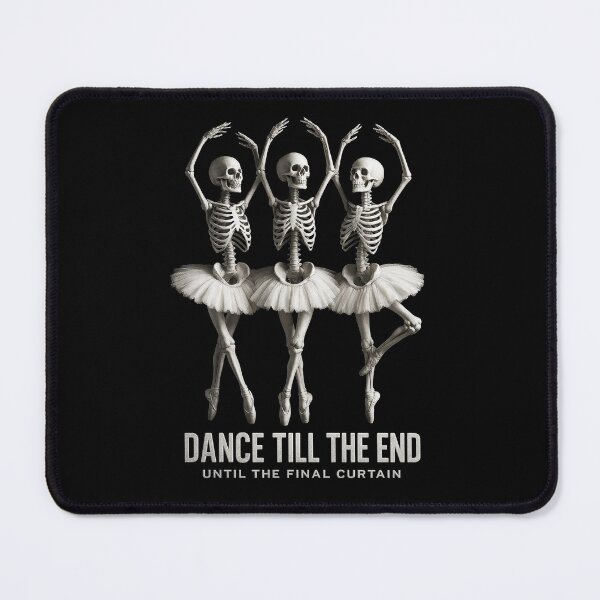 Item preview, The Final Curtain - Skeleton Ballerinas Vintage Gothic Art designed and sold by oltes75.