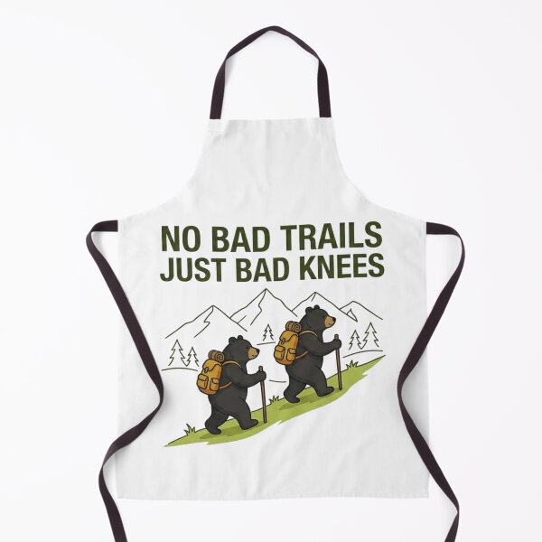 Item preview, No Bad Trails Just Bad Knees Funny designed and sold by Gabe1983.
