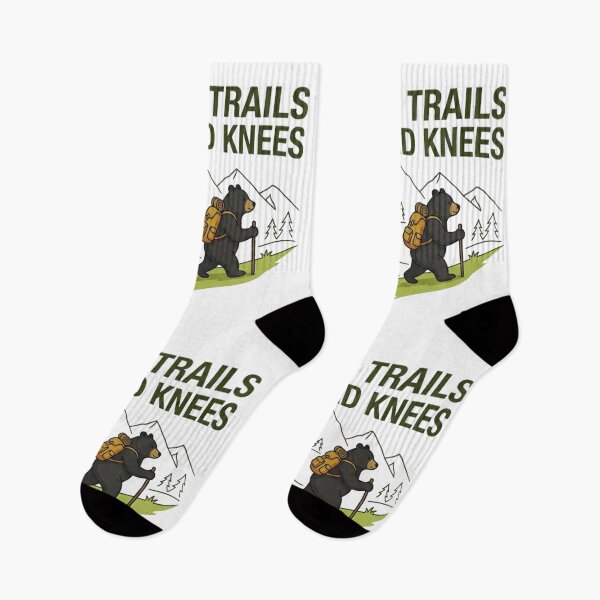 Item preview, No Bad Trails Just Bad Knees Funny designed and sold by Gabe1983.
