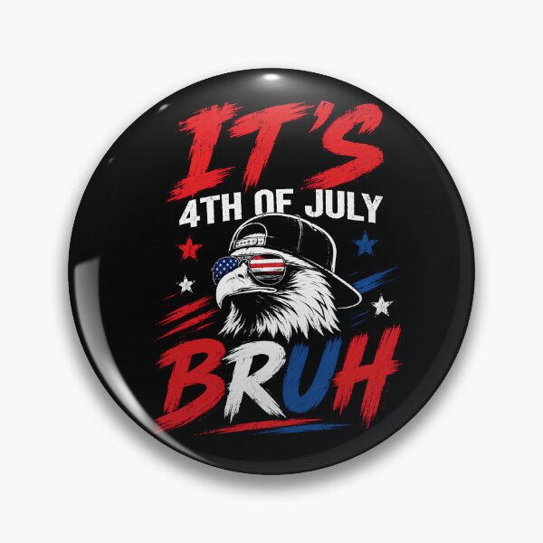 Item preview, Kids 4th of July Shirt, It’s 4th of July Bruh Tee, Funny Patriotic Eagle Kids Shirt, USA Independence Day Outfit, Red White Blue Kids  designed and sold by THREE LITTLE BEANS.