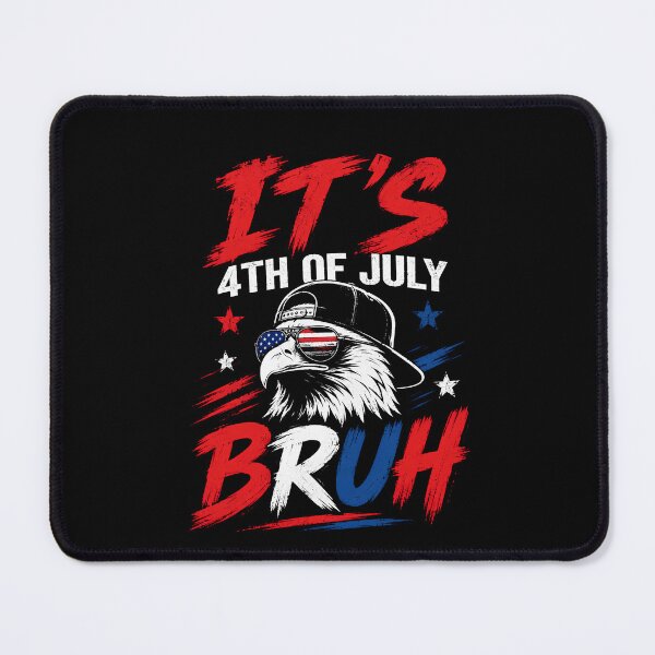 Item preview, Kids 4th of July Shirt, It’s 4th of July Bruh Tee, Funny Patriotic Eagle Kids Shirt, USA Independence Day Outfit, Red White Blue Kids  designed and sold by THREE LITTLE BEANS.