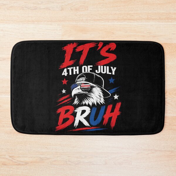 Item preview, Kids 4th of July Shirt, It’s 4th of July Bruh Tee, Funny Patriotic Eagle Kids Shirt, USA Independence Day Outfit, Red White Blue Kids  designed and sold by THREE LITTLE BEANS.