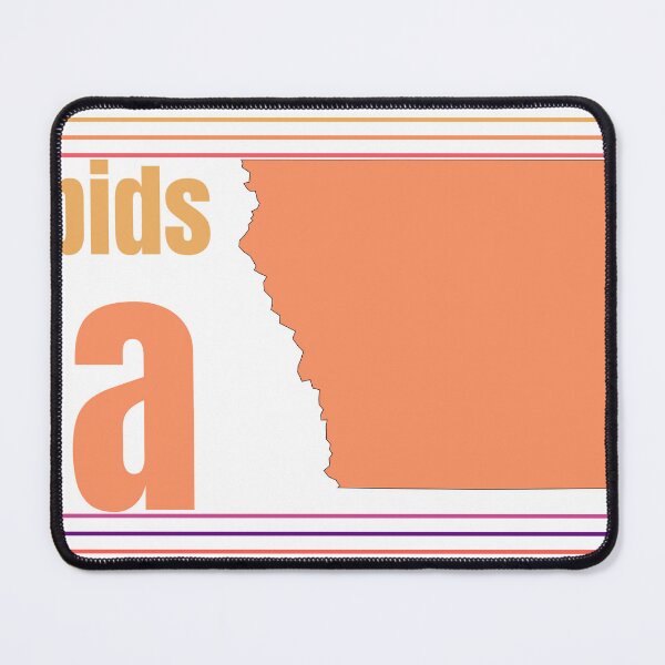 Item preview, Cedar Rapids Iowa City Marked On State Map designed and sold by TheIconSmith.