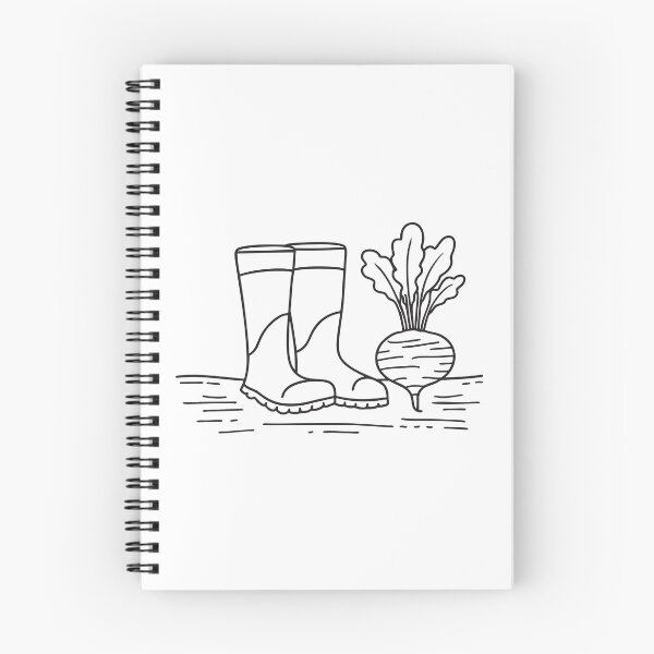 Item preview, Turnips Beside Rubber Boots Near Farm Field designed and sold by rasagamastore.