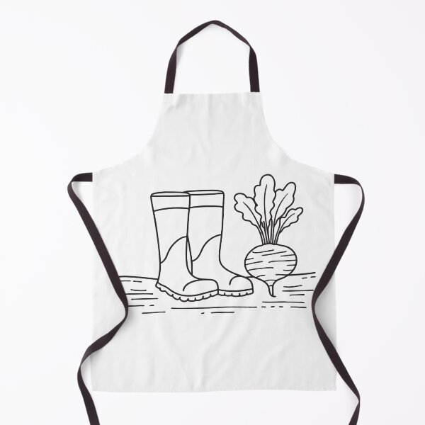 Item preview, Turnips Beside Rubber Boots Near Farm Field designed and sold by rasagamastore.