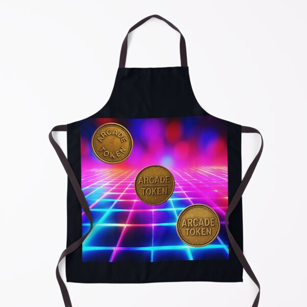 Item preview, ❇️ INSERT COIN TO CONTINUE COLLECTION ❇️ - Arcade Token – Neon Grid Edition v13 designed and sold by WheelieGdArt.