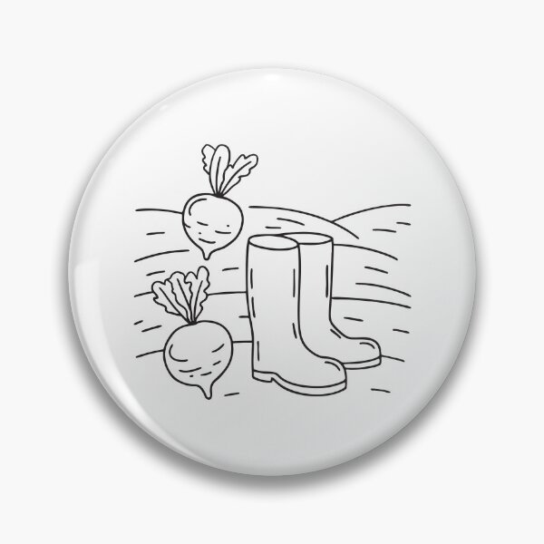 Item preview, Turnips Lying Beside Farm Rubber Boots designed and sold by rasagamastore.
