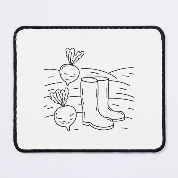 Item preview, Turnips Lying Beside Farm Rubber Boots designed and sold by rasagamastore.