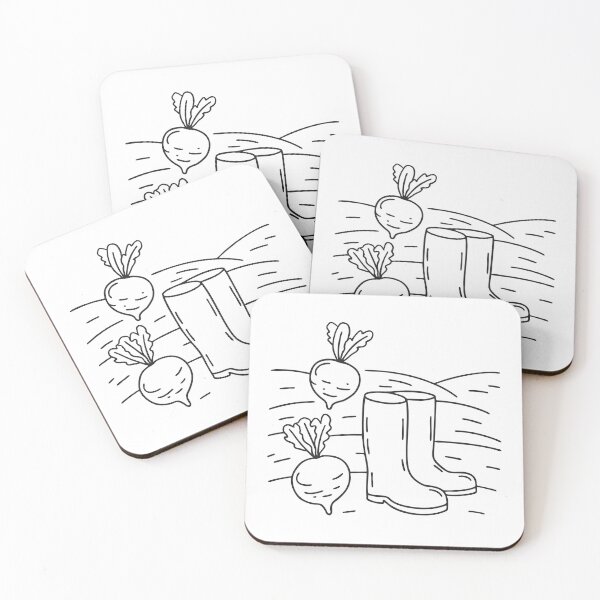 Item preview, Turnips Lying Beside Farm Rubber Boots designed and sold by rasagamastore.